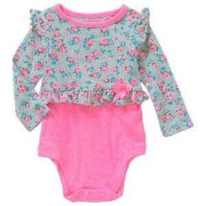 Garanimals Baby Girl Long Sleeve Bodysuit